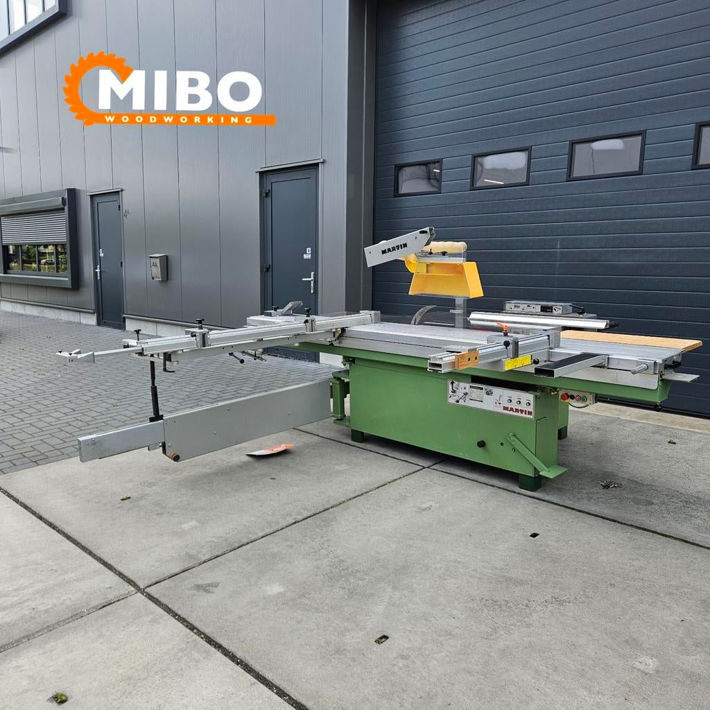 Martin T72 Formaatzaag 3200mm vol opties ** Paneelzaag, 70 mm of meer, Overige typen, Ophalen of Verzenden, Zo goed als nieuw