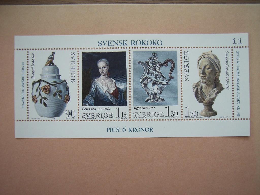 BL  Zweden Blok 7 Pf, Ophalen of Verzenden, Zweden, Postfris