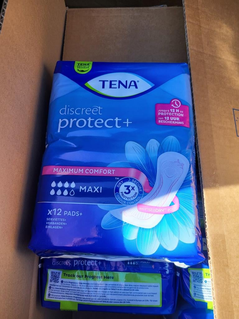 Incontinentie tena maxi 3.50 per pak 12pakken 40.00 euro, Ophalen of Verzenden, Nieuw