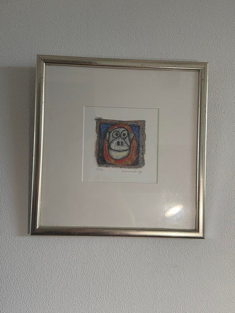 Hans Innemee - 4 ingelijste kunstwerken, gesigneerd '97, Antiek en Kunst, Ophalen of Verzenden