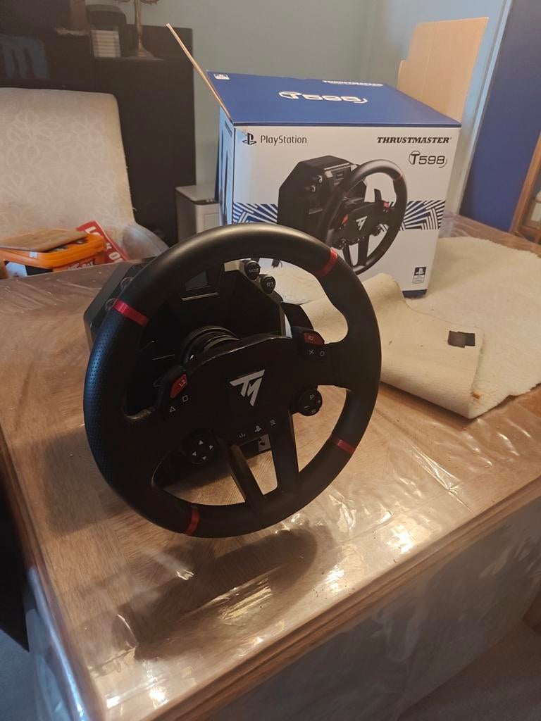 Thrustmaster T598 direct drive base+ stuur + pedalen, Ophalen of Verzenden, Nieuw, Stuur of Pedalen, PlayStation 4