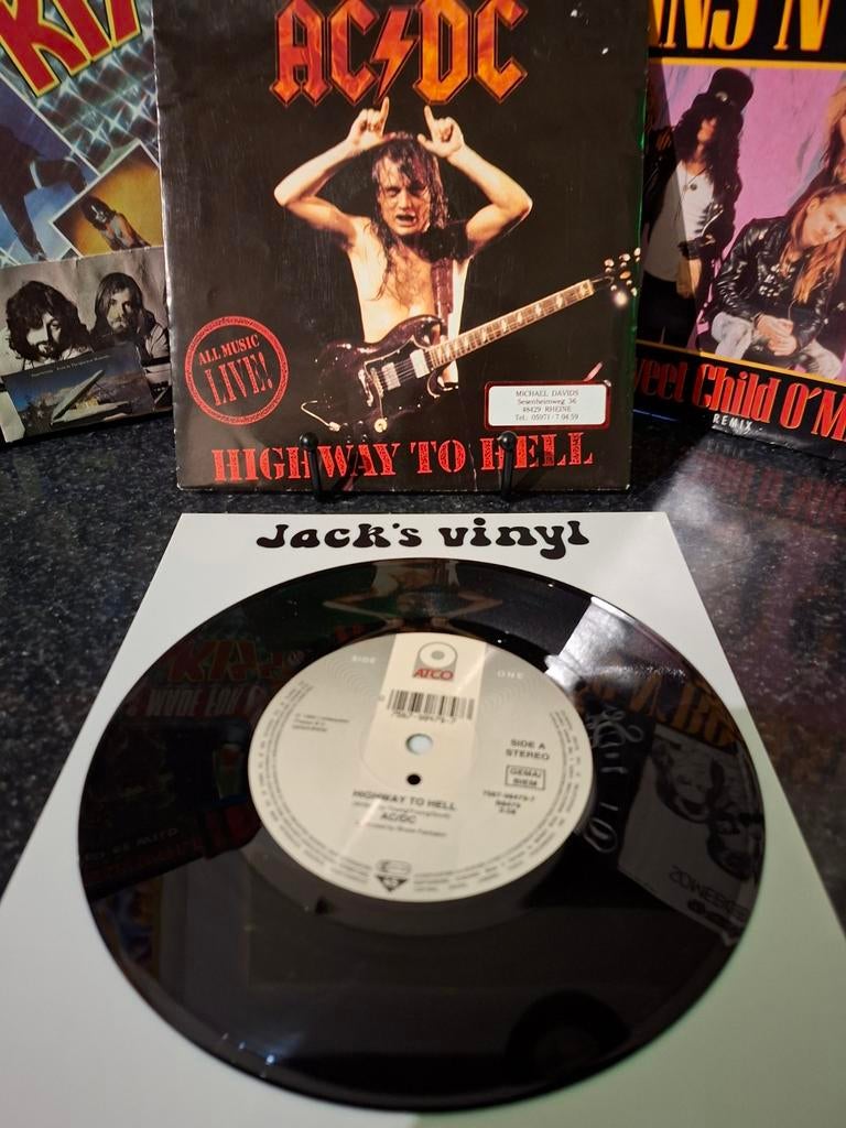 AC/DC - Highway to Hell (Vinyl Single)  1992, Ophalen of Verzenden, Zo goed als nieuw, Overige formaten, Poprock