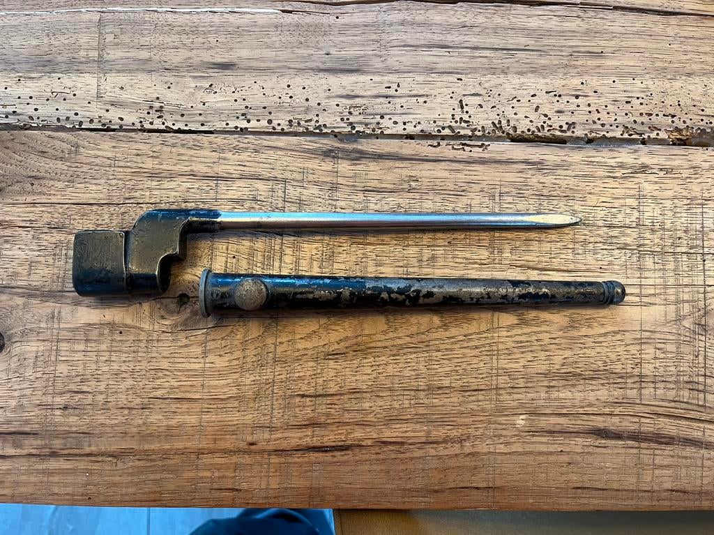 Wo2 engelse spike bajo, Verzamelen, Ophalen of Verzenden, Landmacht, Engeland, Mes of Dolk