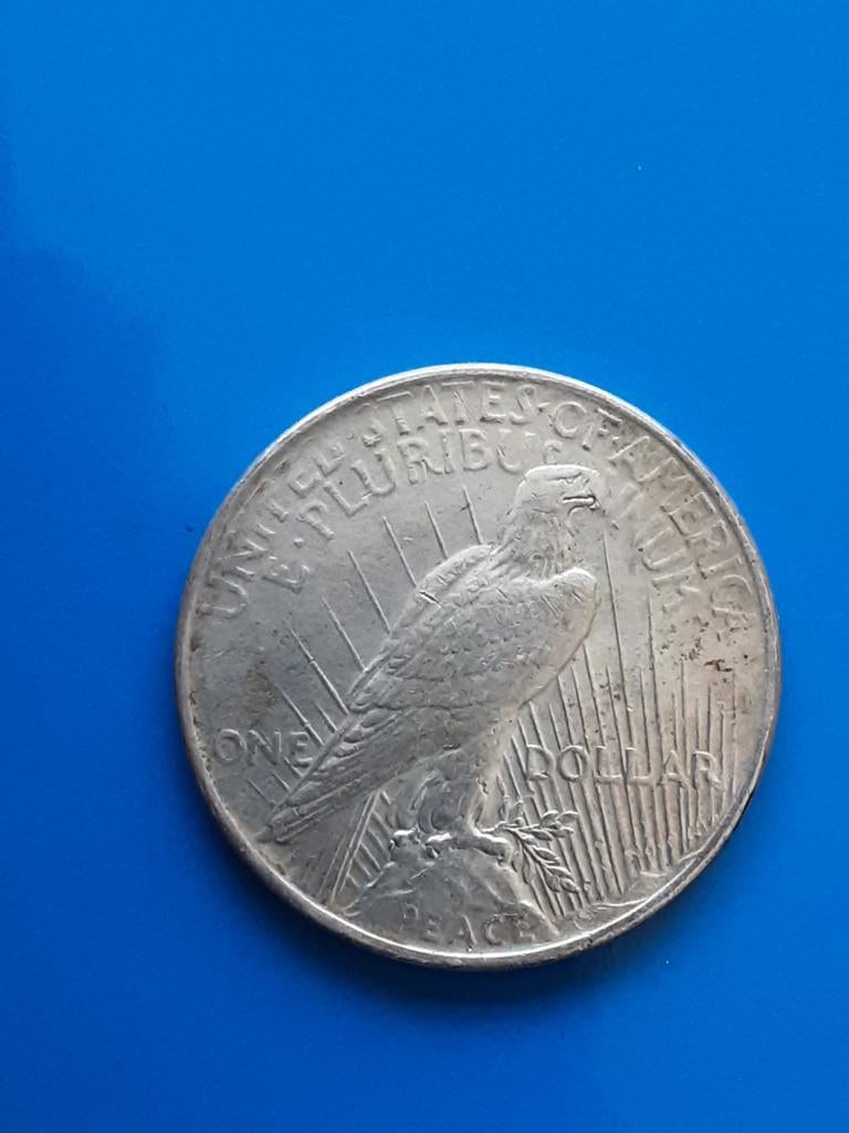 Zilveren dollar 1922 USA, Verzenden, Noord-Amerika, Losse munt, Zilver