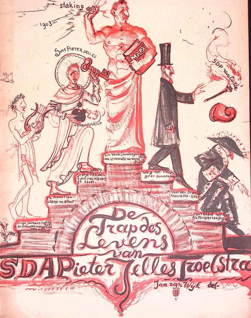 Spotprent over Pieter Jelles Troelstra in de politiek, Ophalen