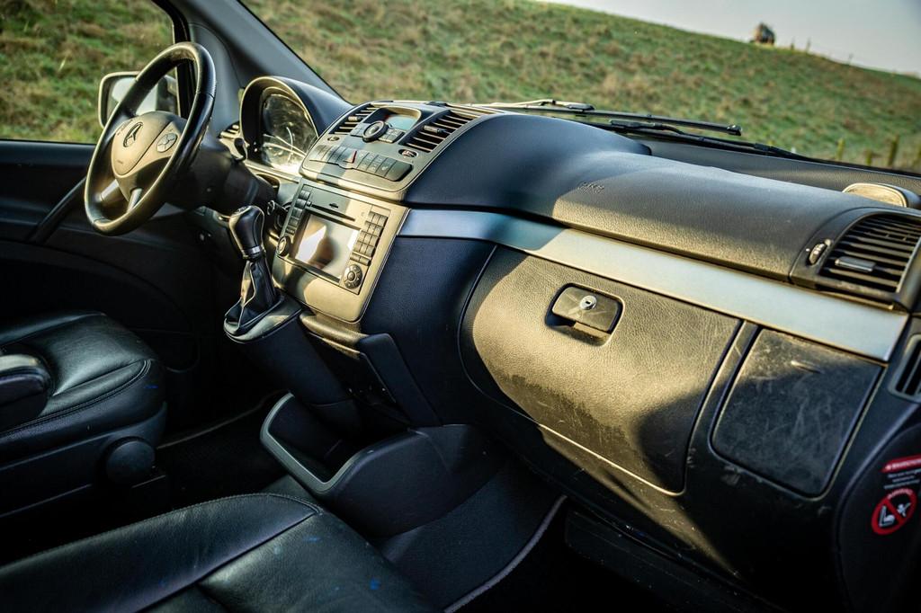 Mercedes Vito Bestel 122 CDI 343 DC Comfort Plus|Nap|Leer|V6, Auto's, Automaat, Euro 5, Gebruikt, Met garantie (alle)