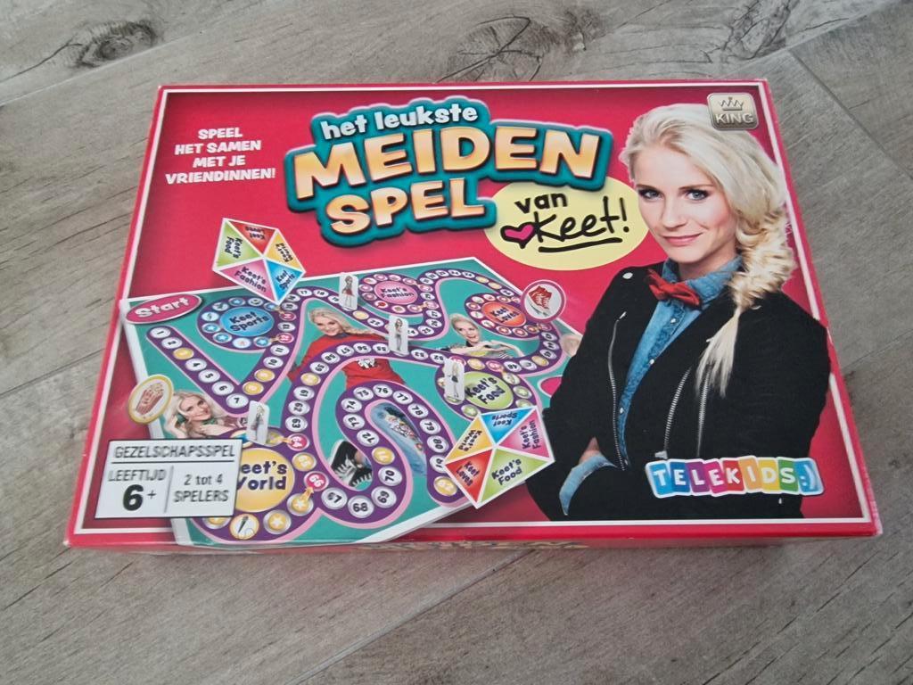 Het leukste meidenspel van Keet! Geheel compleet, Drie of vier spelers, Ophalen of Verzenden, Zo goed als nieuw, King