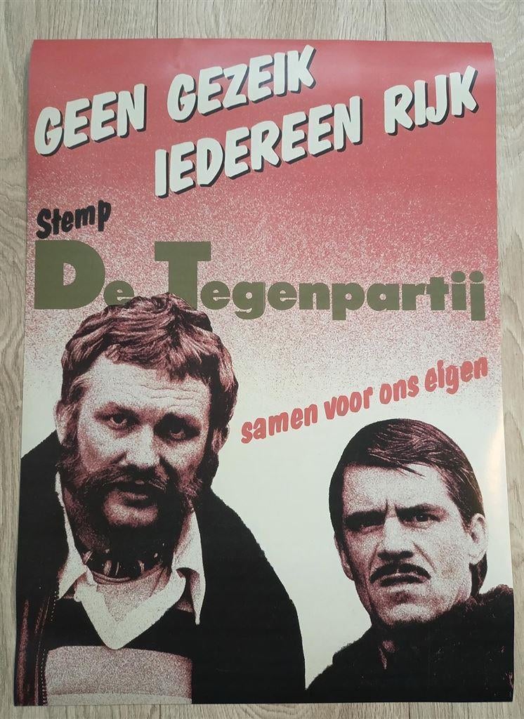de Tegenpartij | van Kooten en de Bie Poster Affiche ., Verzenden, Nieuw, Poster