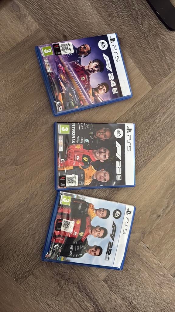 F1 Spellen 3x, Ophalen, Gebruikt
