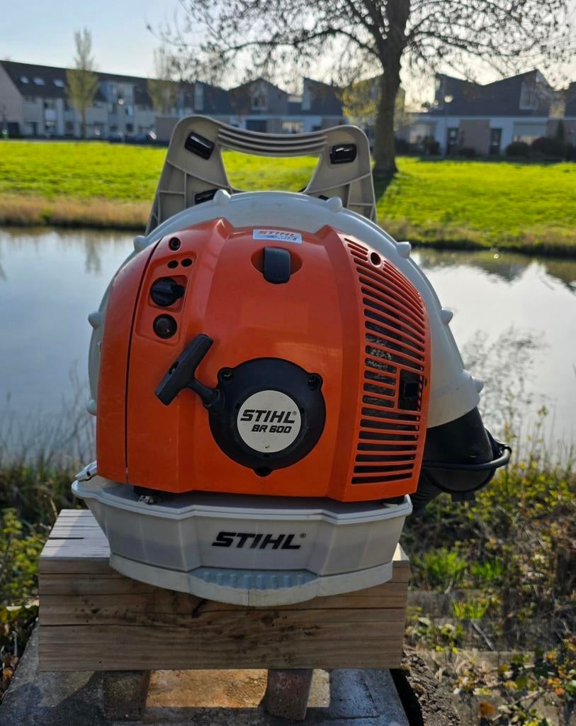 Stihl BR 600 bladblazer, Ophalen, Gebruikt, Ruggedragen, Stihl
