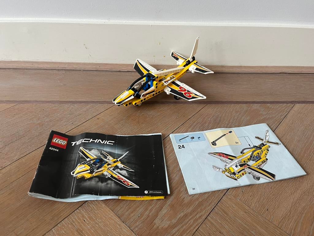 Lego Technic 42044 vliegtuig - compleet, Avontuur en Actie, 2 spelers, Ophalen of Verzenden, Zo goed als nieuw