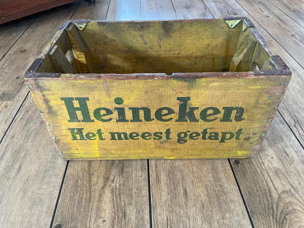 Heineken houten krat P 2-67, Verzamelen, Ophalen, Gebruikt, Gebruiksvoorwerp