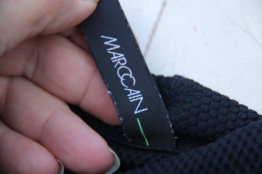 Jasje zwart Marccain wafel mt N5 (L/42) Vaste prijs, Verzenden, Zwart, Maat 42/44 (L), Zo goed als nieuw