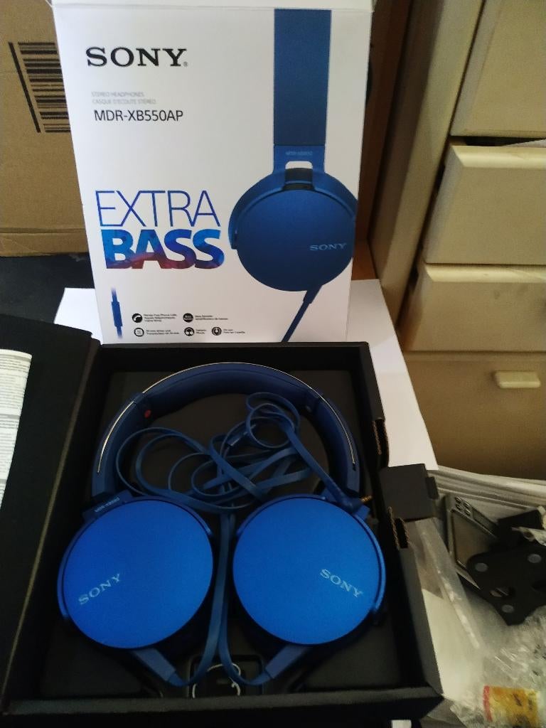 Sony MDR-XB550AP Extrabass Hoofdtelefoon, Ophalen of Verzenden, Nieuw, Sony