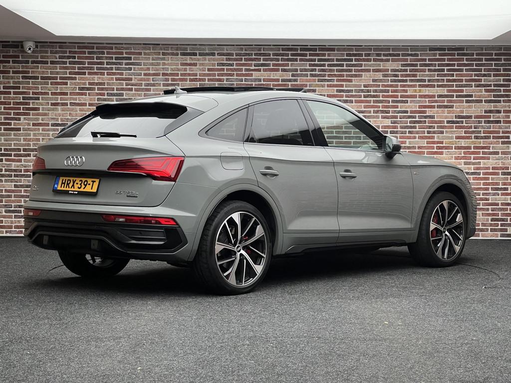 Audi Q5 Sportback 55 TFSI e S edition Panorama Nardo Virtual, Automaat, Gebruikt, 4 cilinders, Plug-in hybride