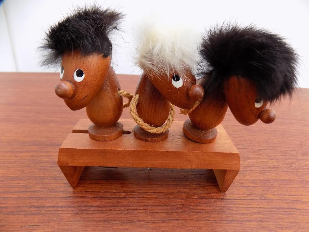 Vintage opener schenkkurk en kurketrekker hout, Ophalen of Verzenden, Gebruikt