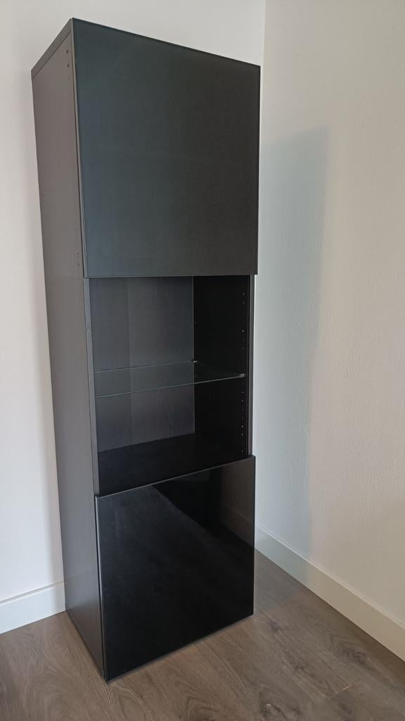 Ikea BESTÅ kast met Glassvik deuren, Huis en Inrichting, Ophalen, Gebruikt