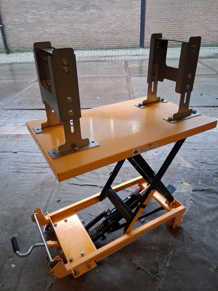 Heftafel hydraulische 2 straks, Ophalen