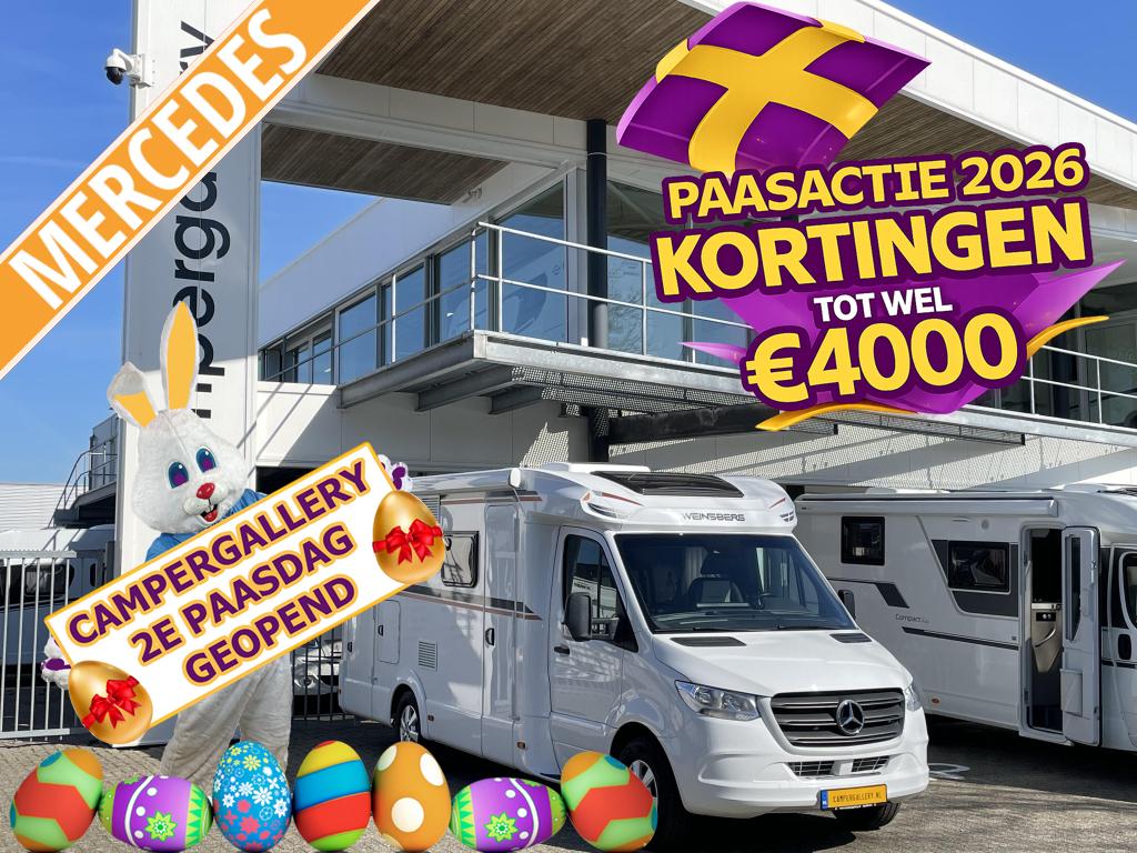 Weinsberg CaraCompact 640MEG MERCEDES AUTOMAAT ENKELE BEDDEN, Automaat, Bedrijf, Diesel, Tot en met 3