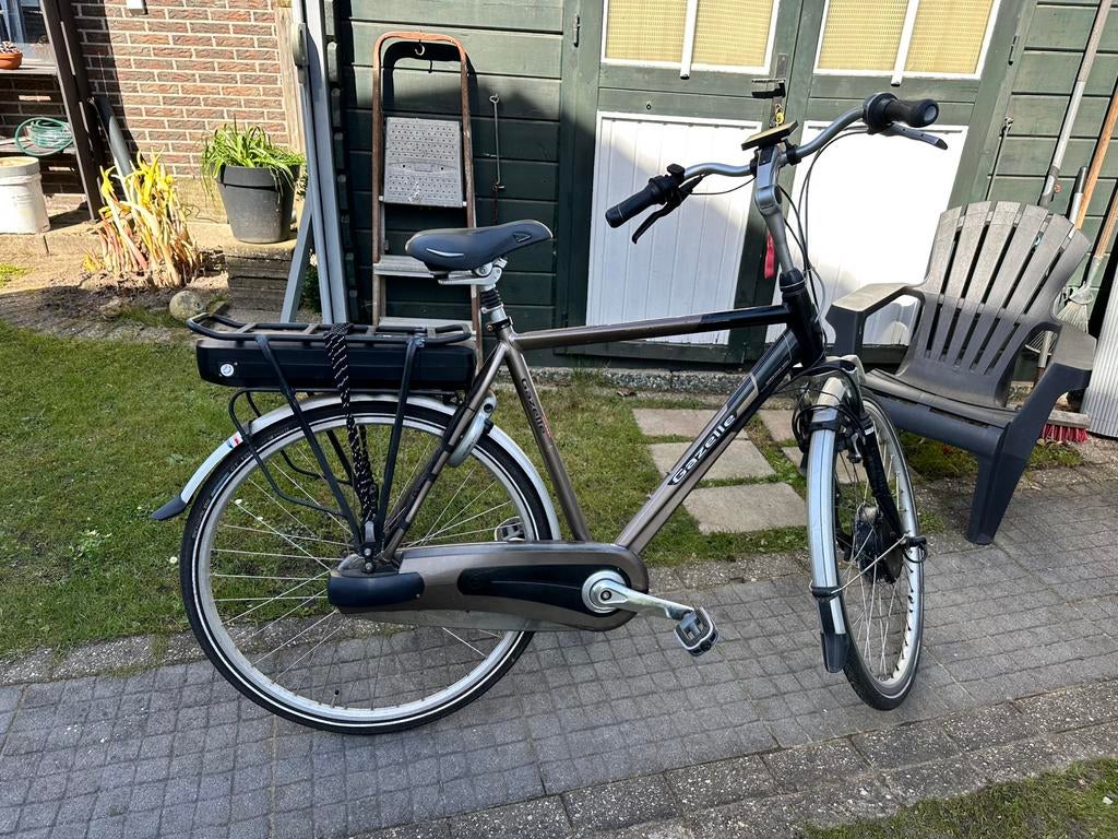 Gazelle E-bike 35+km/h, Ophalen, Gebruikt, 50 km per accu of meer, 55 tot 59 cm