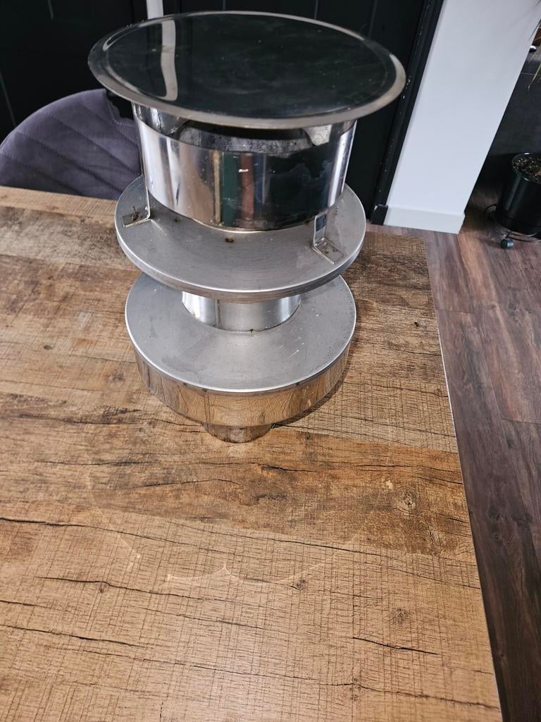 RVS Trekkap 100 mm voor ventilatie, Ophalen of Verzenden