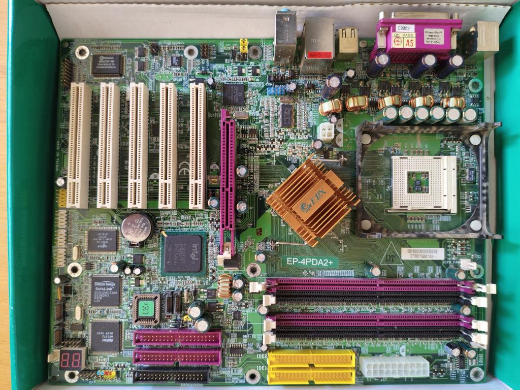 Asrock P4Dual-880Pro, Gebruikt, Socket 478, Ophalen of Verzenden, DDR