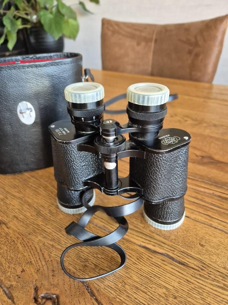 Verrekijker in koffer, vintage, Gebruikt, Minder dan 8x, Overige typen, Ophalen of Verzenden