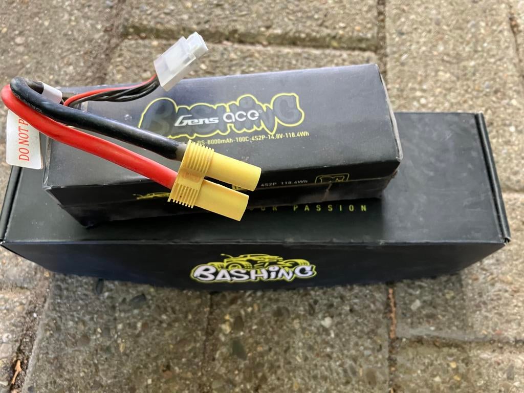 Gens Ace 4s 8000mAh bashing lipo, Ophalen, Gebruikt