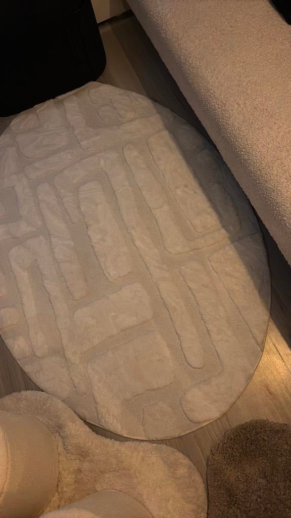 Xenos vloerkleed 120x180, Ophalen, Wit, Zo goed als nieuw, 150 tot 200 cm