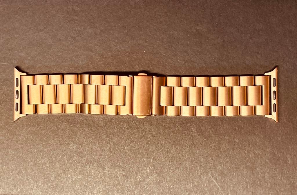 Apple Watch rosé gouden stalen horlogebandje, Overige merken, Staal, Polshorloge, Nieuw