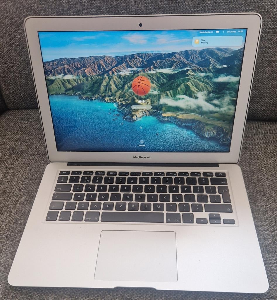 Macbook air i7 13 inch, Qwerty, 8 GB, 13 inch, Minder dan 2 Ghz