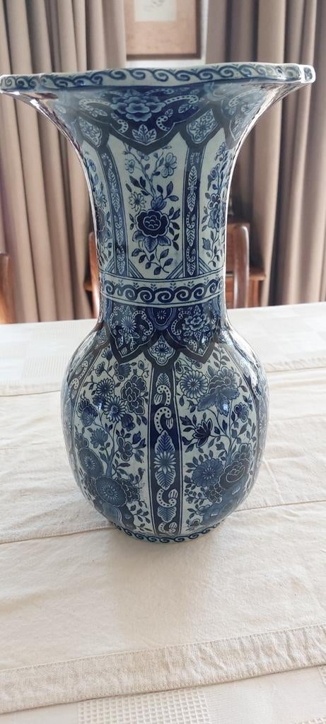 Regout, delft, vaas, antiek, bijzonder mooi., Antiek en Kunst, Ophalen