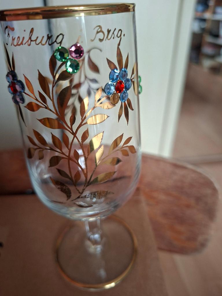 bierglas Freiburg i. Brsg., Ophalen of Verzenden, Zo goed als nieuw, Bierglas