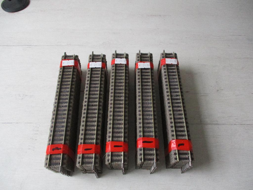 Fleischmann Profi Rechte Rail no 6101 50x, Ophalen, Gelijkstroom, Fleischmann, Rails