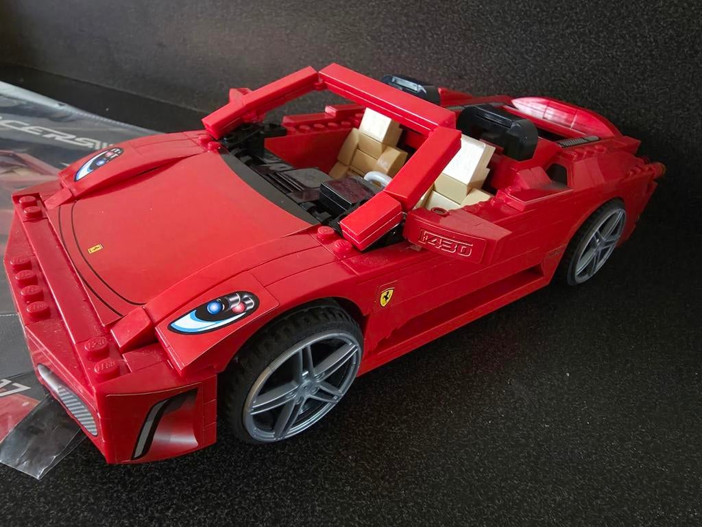 Lego ferrari spider f430 8671, Lego, Ophalen of Verzenden, Zo goed als nieuw, Compleet