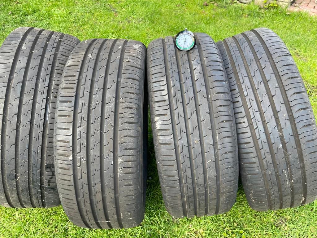 4 banden 195 45 r16 6mm continental fiat 500, Auto-onderdelen, Banden en Velgen, 16 inch, Ophalen of Verzenden, Band(en), 195 mm