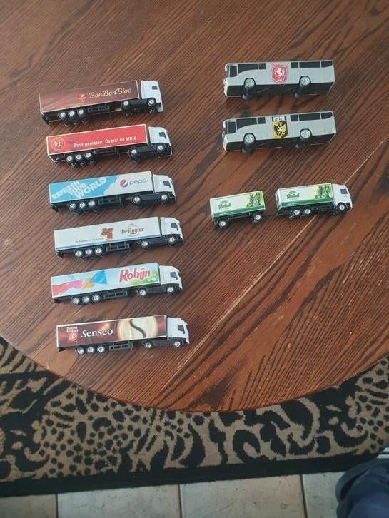 Model vrachtwagens en bussen, Ophalen of Verzenden