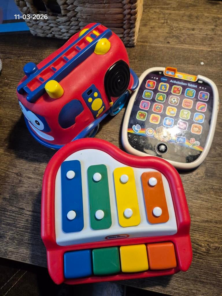 Speelgoedset: Brandweerwagen, Tablet & Xylofoon, Kinderen en Baby's, Speelgoed | Overig, Ophalen of Verzenden, Gebruikt, Jongen of Meisje