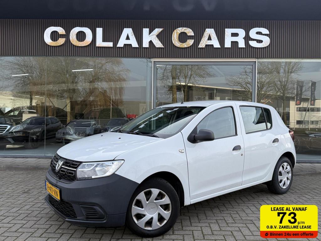 Dacia Sandero 1.0 SCe Laureate Airco- NAP-Garantie!, Stof, Euro 6, Start-stop-systeem, Wit