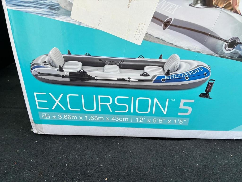 Intex Excursion 5 plus motor, nieuw, Ophalen, Nieuw, Overige typen