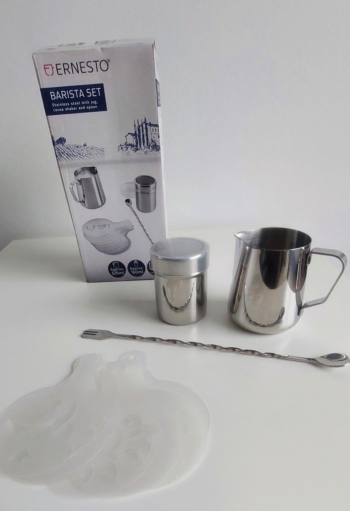 Barista set – latte / cappuccino – compleet – NIEUW, Ophalen, Nieuw