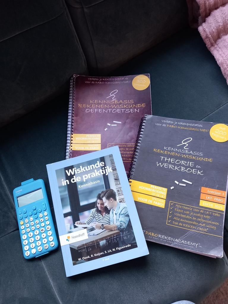 Wiskunde PABO Kennisbasistoets Boeken + Rekenmachine, Boeken, Ophalen of Verzenden, Beta, HBO