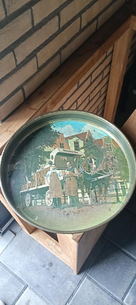 Retro Heineken dienblad., Ophalen of Verzenden