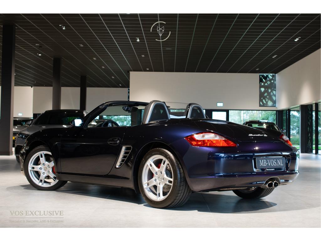 Porsche Boxster S 3.2 Tiptronic Volledige historie | In zeer, Achterwielaandrijving, Zwart, Cabriolet, Blauw