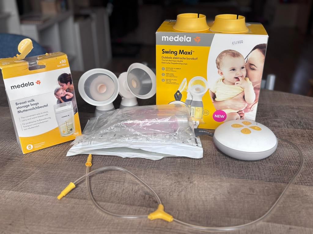 Medela - Swing Maxi, Kinderen en Baby's, Babyvoeding en Toebehoren, Ophalen of Verzenden, Zo goed als nieuw, Borstkolf