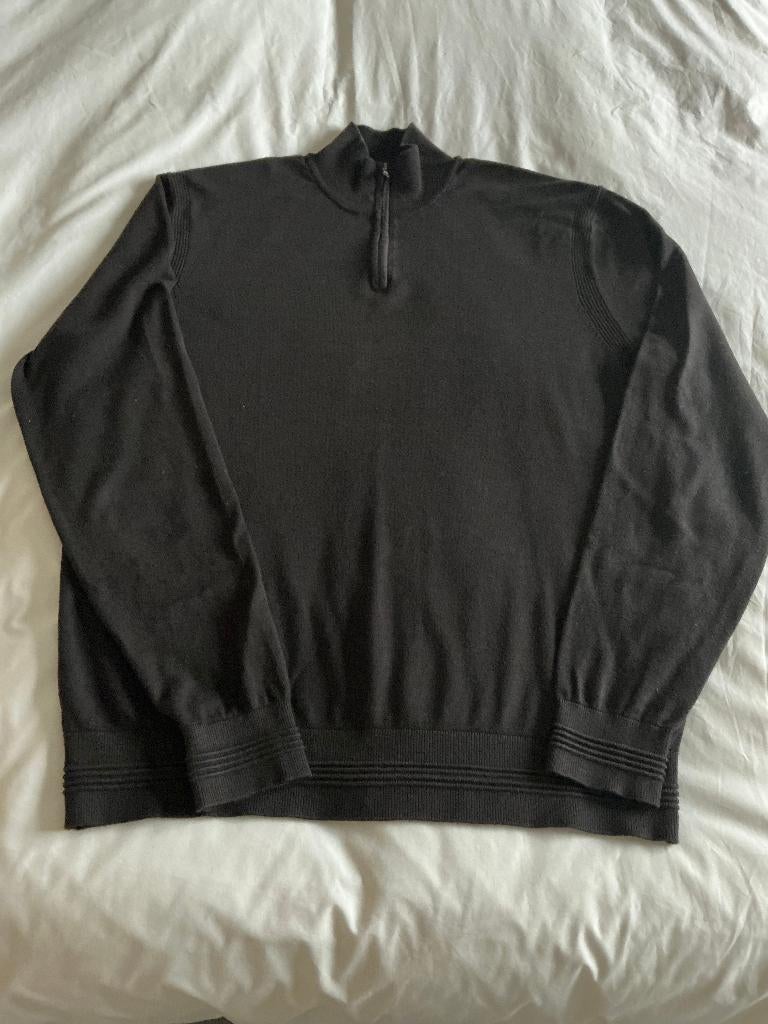 Donkerbruine trui, merk Armani , maat M, Maat 52/54 (L), Ophalen of Verzenden, Zo goed als nieuw, Armani