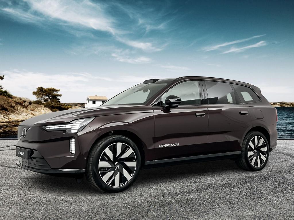 Volvo EX90 Twin Motor Ultra nieuwprijs €107.650,-, Keurmerk '100% Onderhouden', 0 cilinders, Leder, 6 stoelen