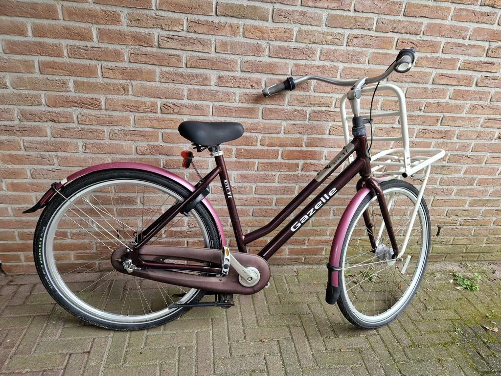 Meisjes fiets, Fietsen en Brommers, Fietsen | Dames | Damesfietsen, Gebruikt, Gazelle, Versnellingen, Ophalen of Verzenden