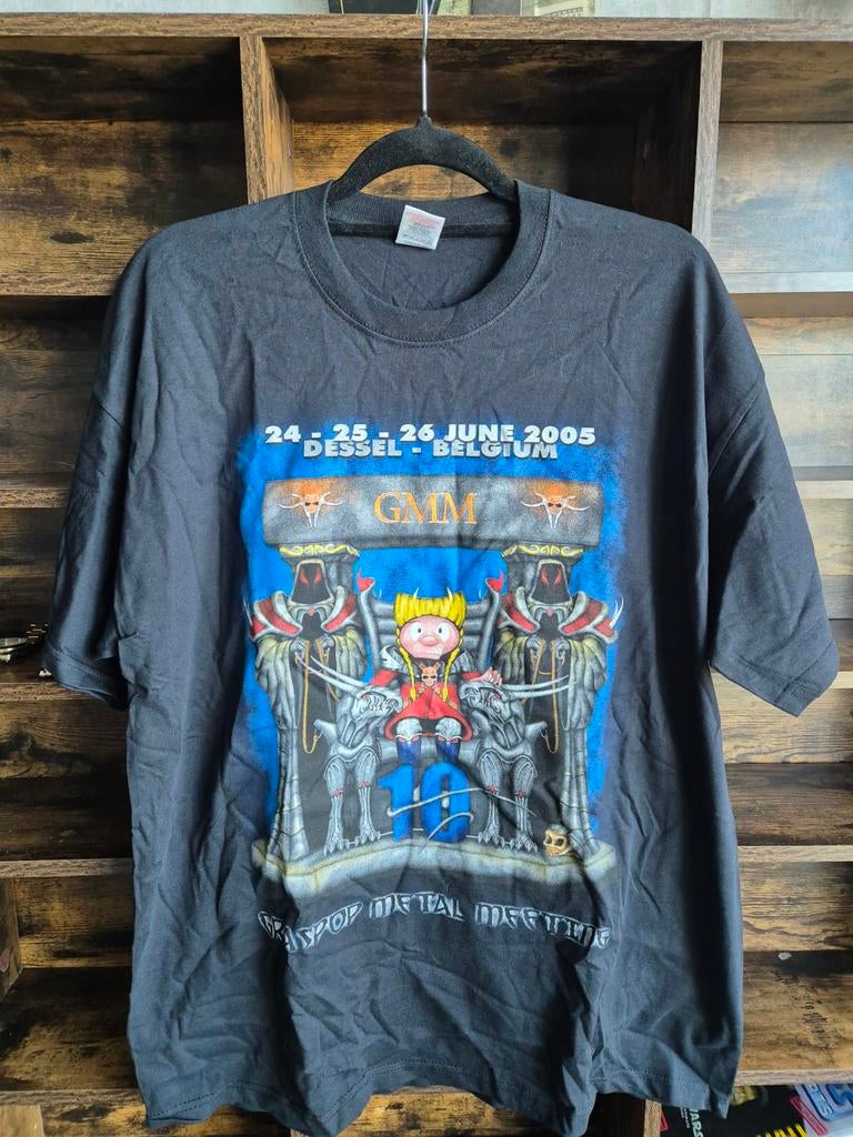 Graspop Metal Meeting 2005 T-shirt - Zwart - Maat XL, Zwart, Maat 56/58 (XL), Ophalen of Verzenden, Gedragen