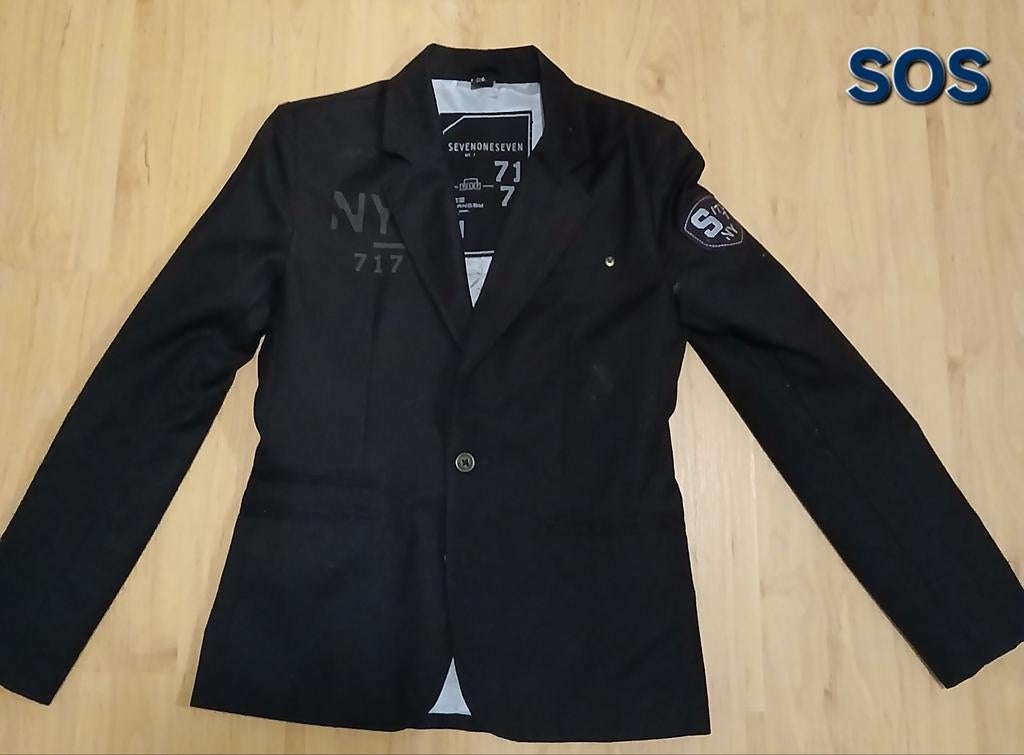 SEVEN ONE SEVEN DONKER BLAUW COLBERT MAAT 146/152, Sevenoneseven, Ophalen of Verzenden, Zo goed als nieuw, Jongen